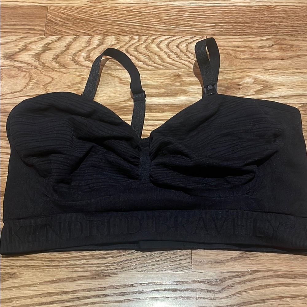 Kindred Bravely Elegant Black Nursing and Pumping Bra